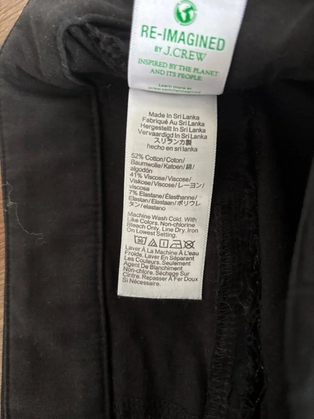 J. Crew Black Kelsey Pant - Size 8